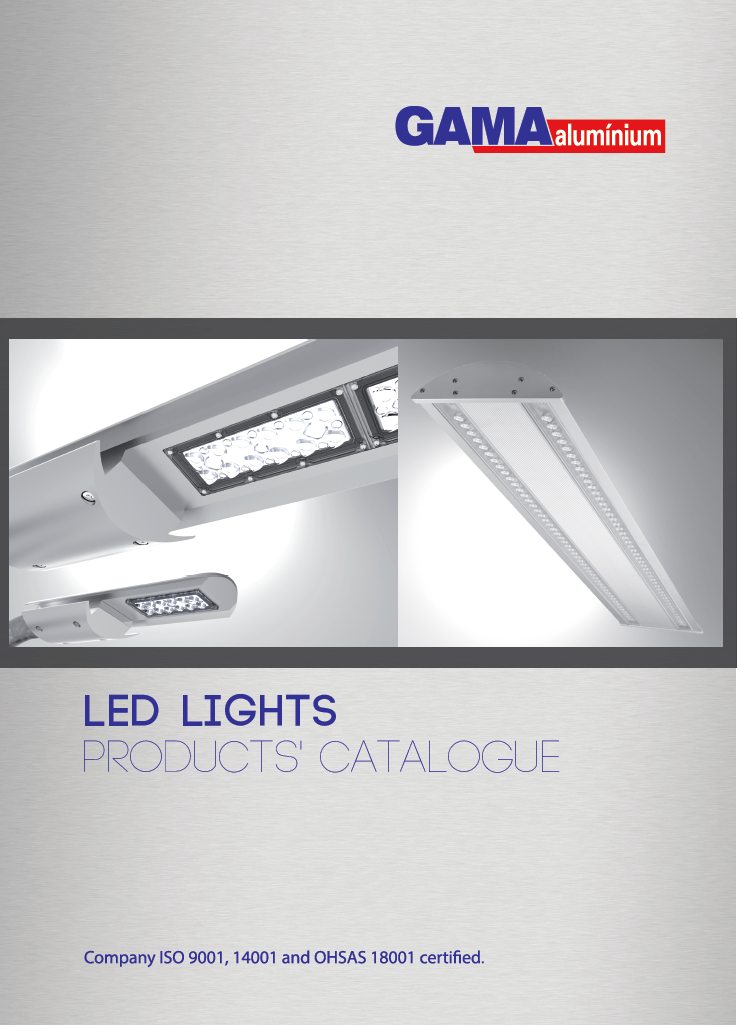 LED lights GAMAalumínium